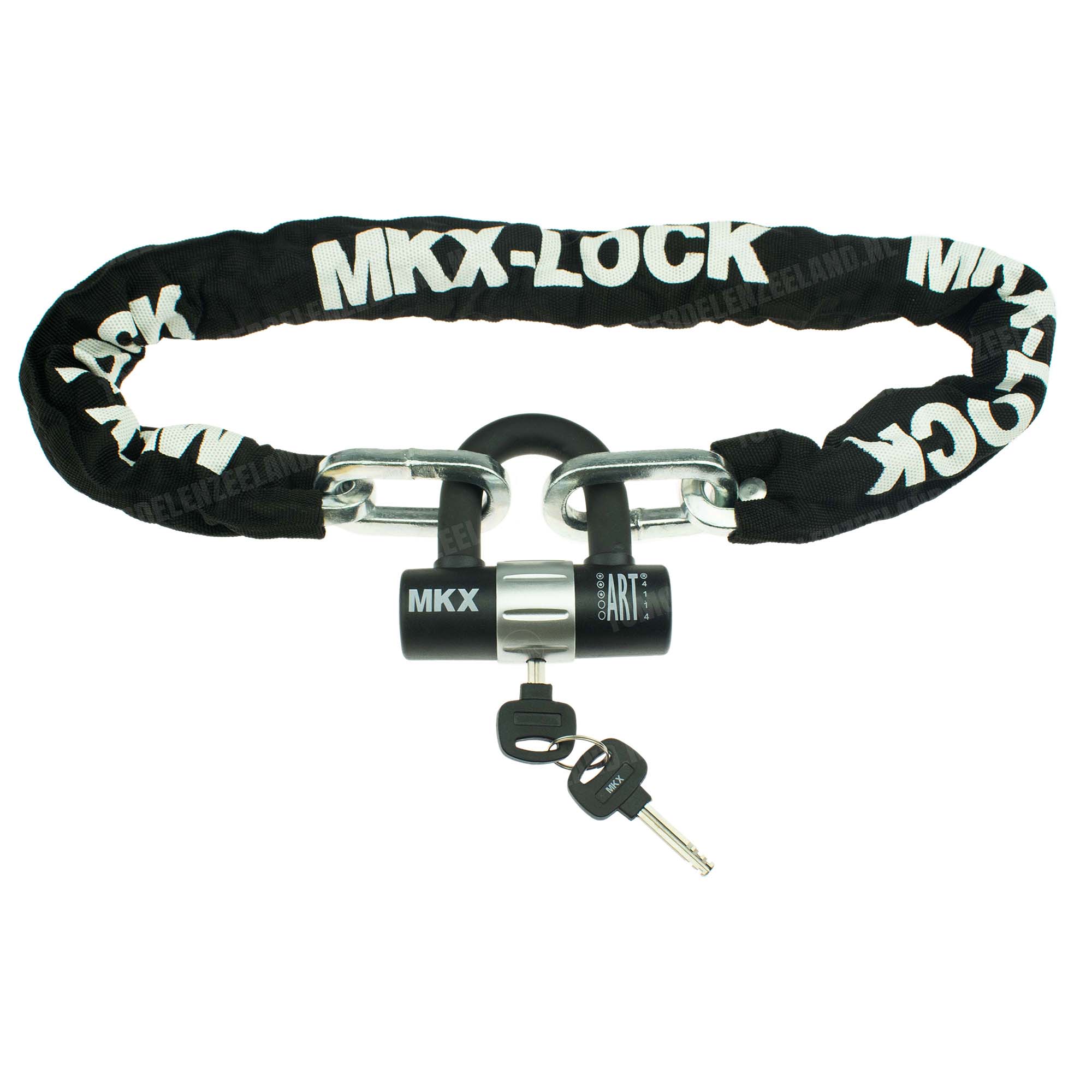 1053 Kettingslot 90cm ART-3 U-lock / beugelslot zwart MKX