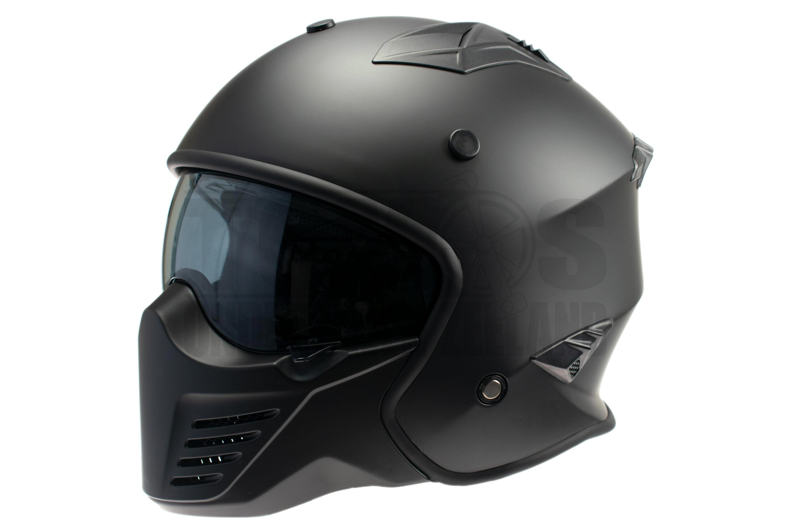 3741 Helm Vito Integraalhelm Bruzano Predator mat zwart