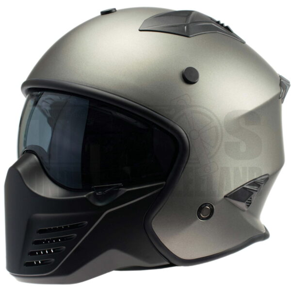 Helm Vito Integraalhelm Bruzano Predator mat titanium