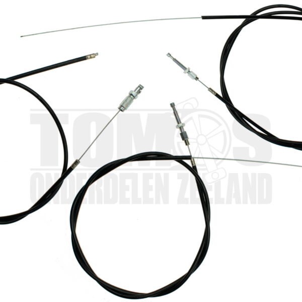 Tomos Remkabel / Gaskabel set 3-delig voor A3 / A35 / diverse modellen Elvedes