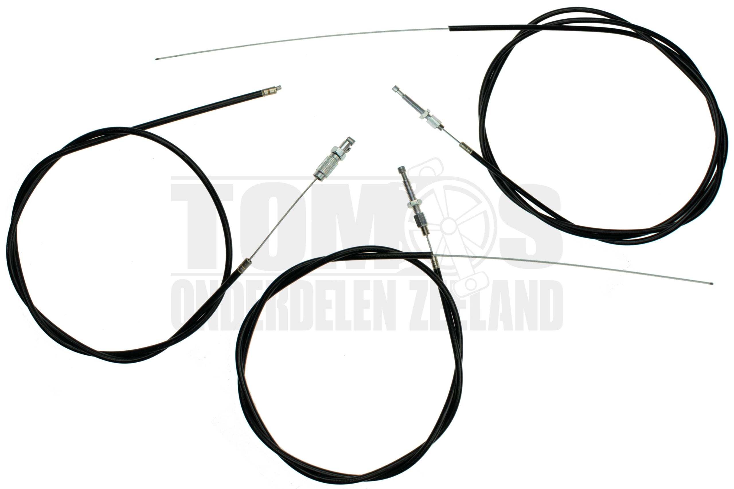 3945 Tomos Remkabel / Gaskabel set 3-delig voor A3 / A35 / diverse modellen Elvedes