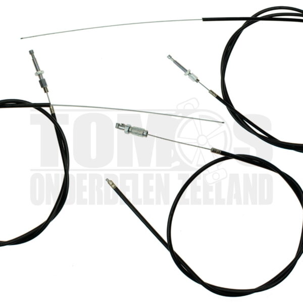 Tomos Remkabel / Gaskabel set 3-delig voor A3 / A35 / diverse modellen DMP