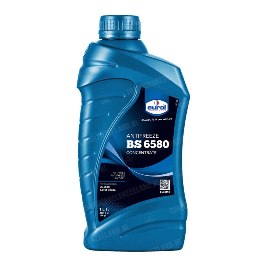 Koelvloeistof BS 6580 Coolant -26°C blauw 1 liter Eurol