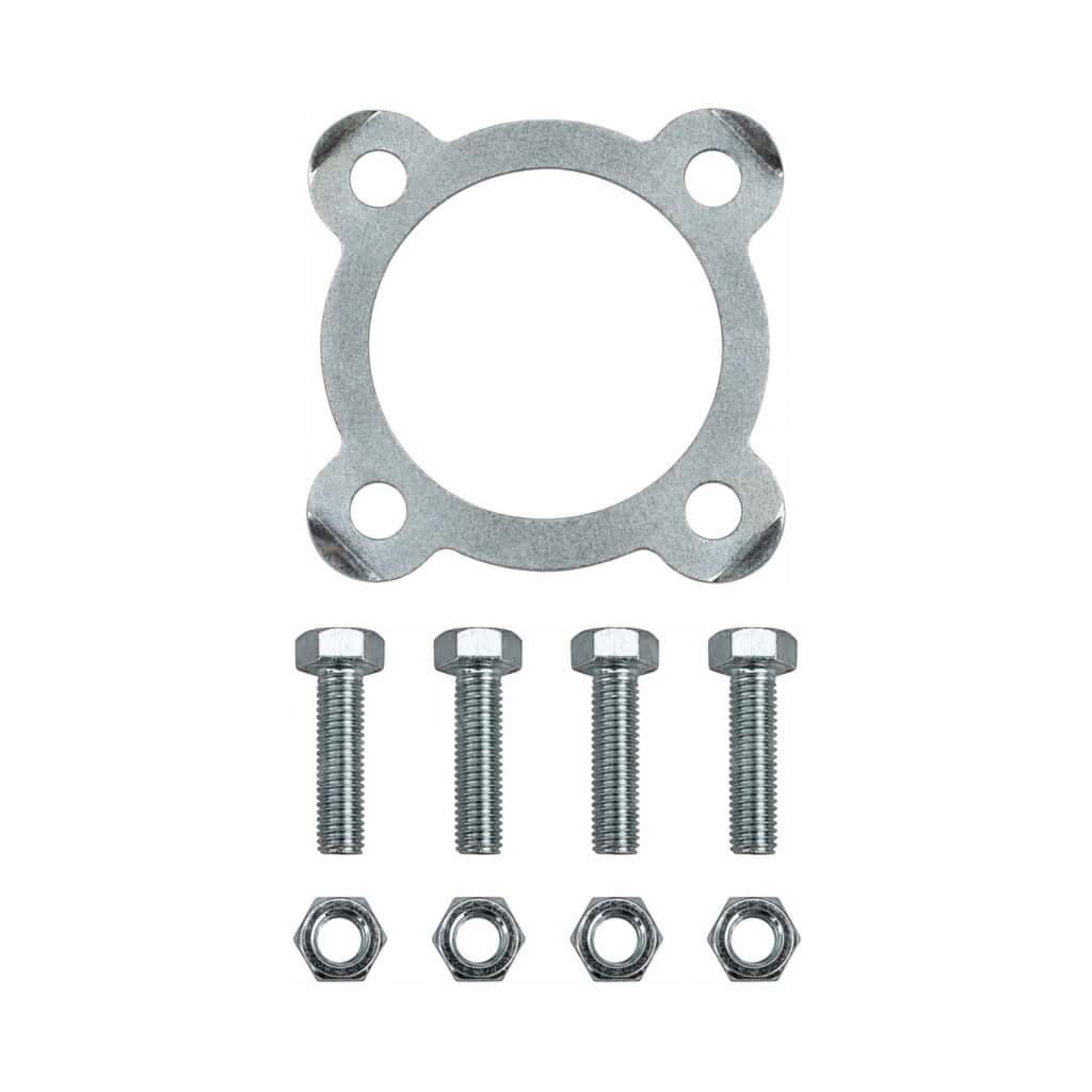 Tomos Achtertandwiel borgplaat 4-gaats + montage set 4x M7x25 A3 / A35
