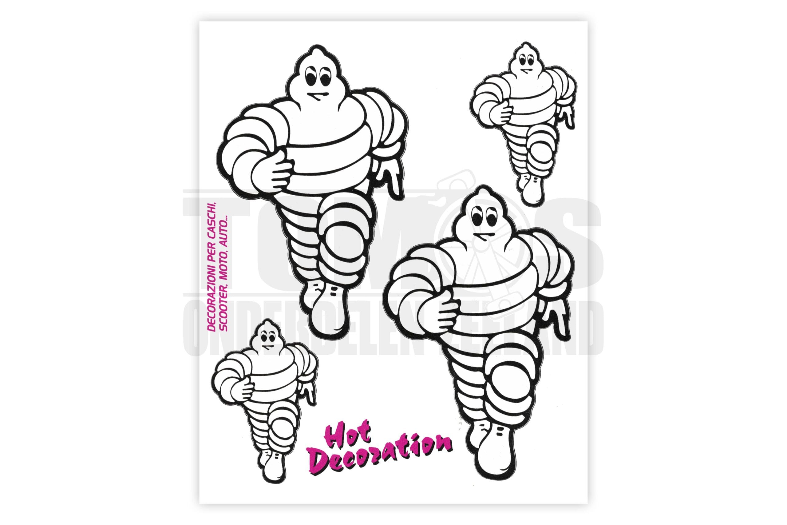 4066 Michelin Stickerset 4-delig versie 2