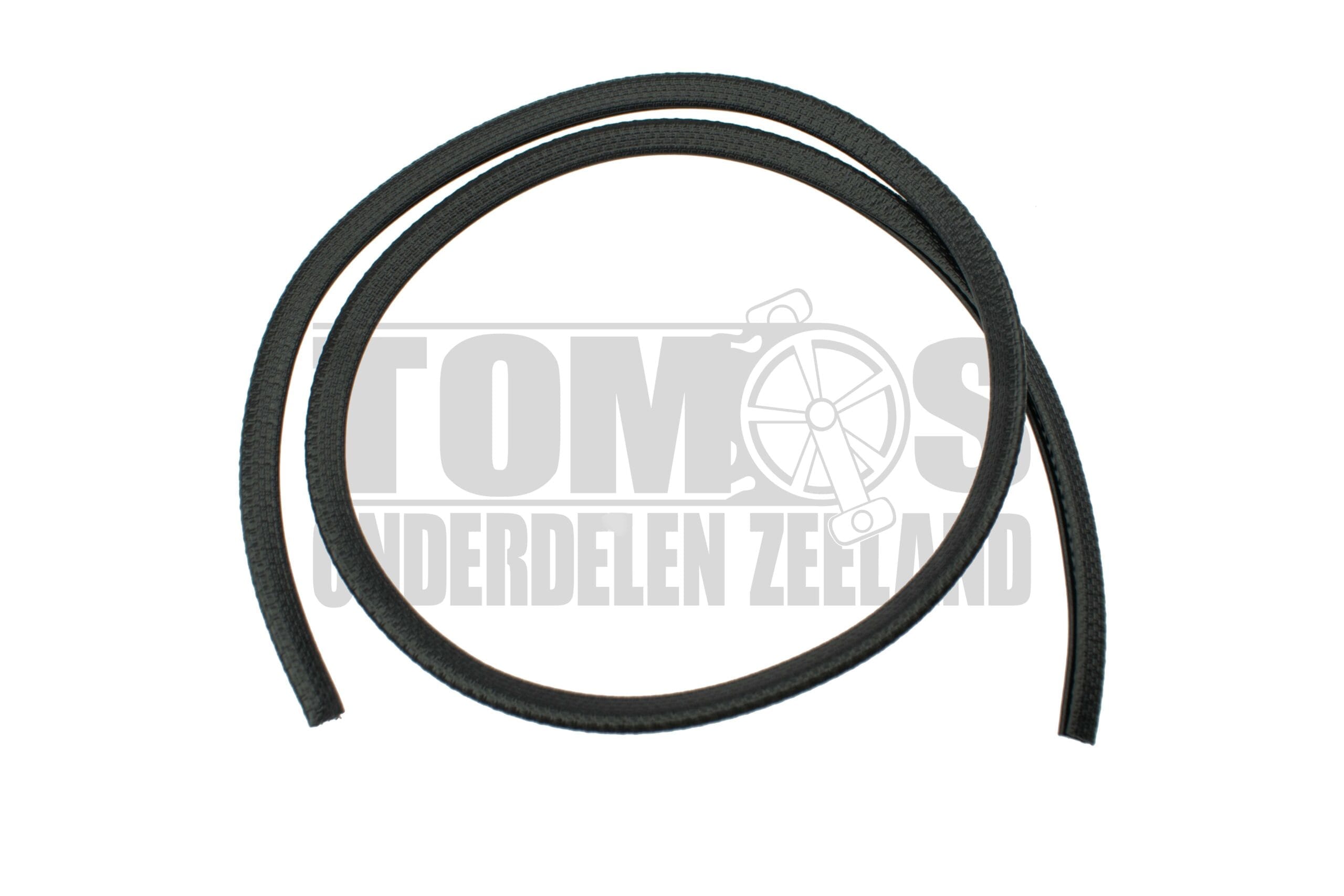 4076 Tomos Sierstrip tank / frame rubber kantafwerkprofiel zwart universeel