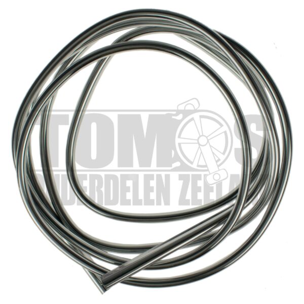 Tomos Sierstrip tank / frame / windscherm / plaatwerk chroom 2 meter universeel