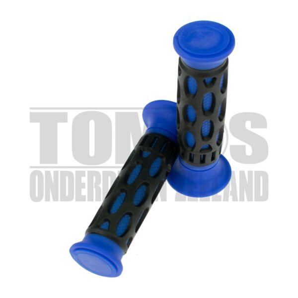 Handvatten Two Tone zwart / blauw 22mm / 24mm