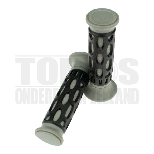 Handvatten Two Tone zwart / grijs 22mm / 24mm