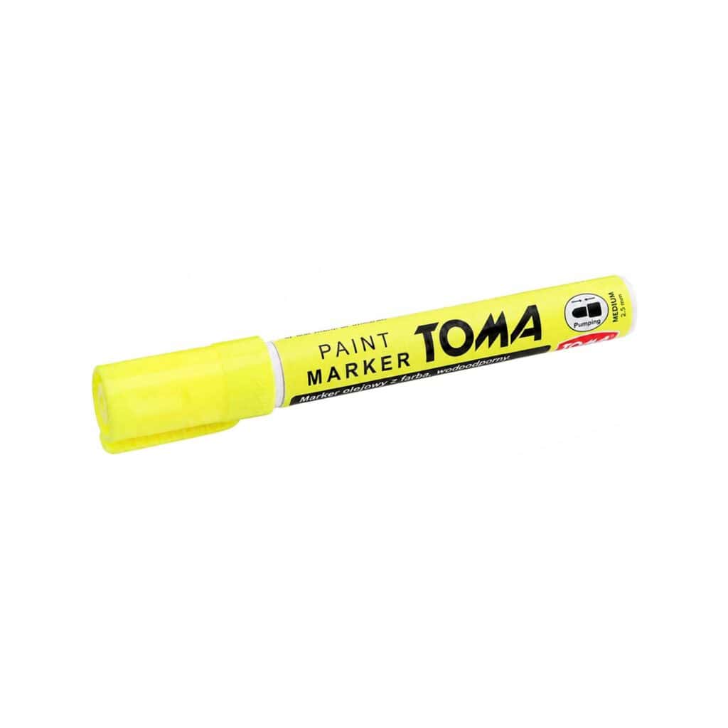 Bandenstift fluor geel universeel TOMA