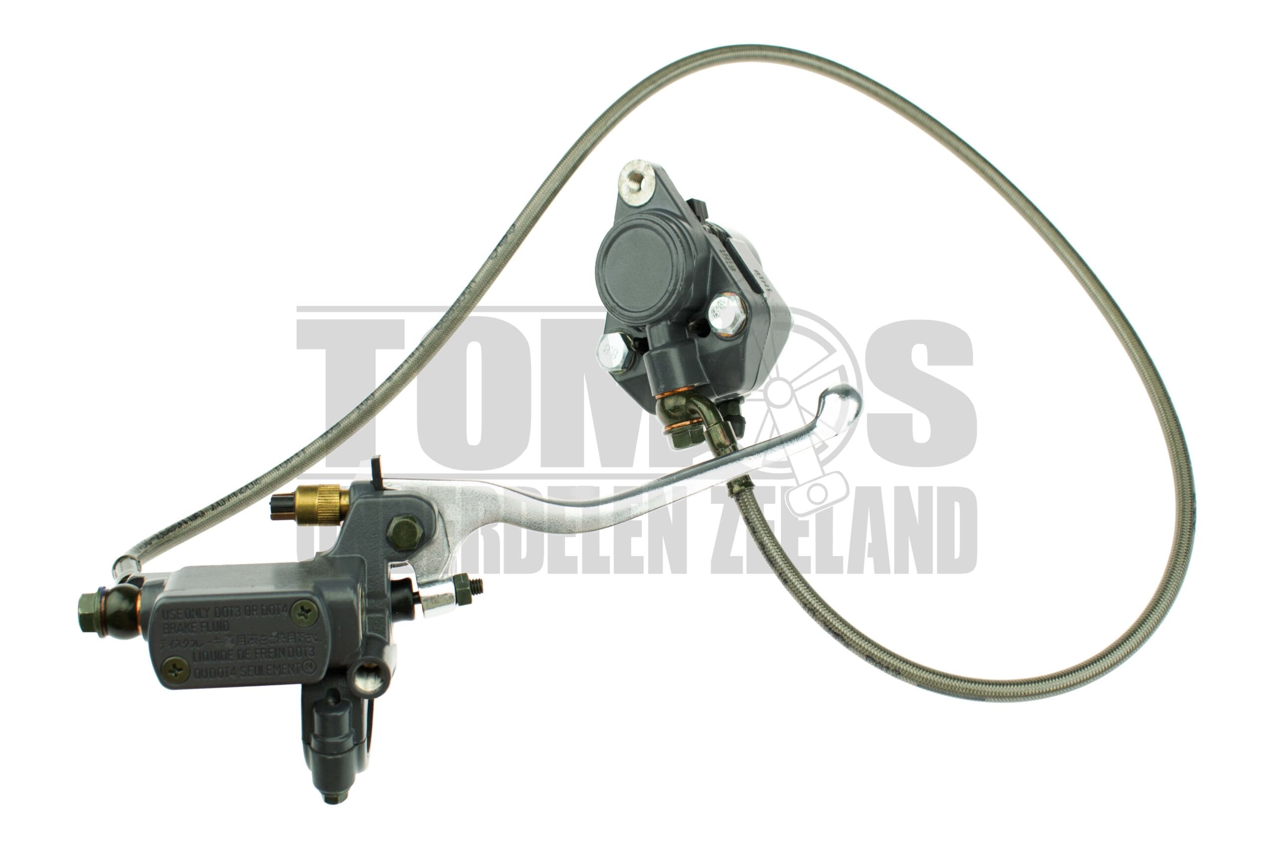 4212 Tomos Remklauw met rempomp greepset remhendel set grijs Funtastic / Youngst’R / Revival / Streetmate