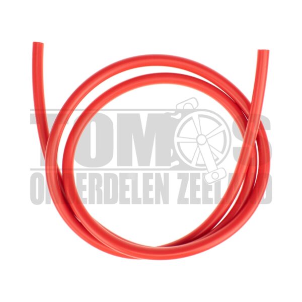 Bougiekabel 7mm dik rood 1 meter universeel