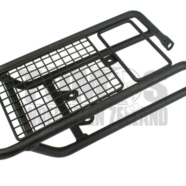 Tweedekans Tomos Achterdrager / bagagedrager zwart voor model olietank A3 / A35