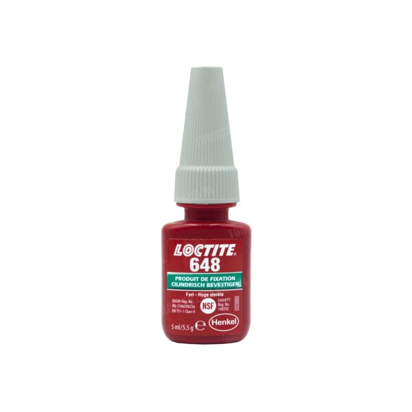 Loctite 648 schroefdraadborgmiddel groen (extreem sterk) 5ml