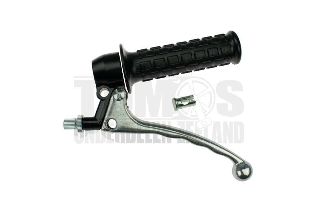 Tomos Remhendel links zwart / aluminium (remlicht) Lusito Origineel