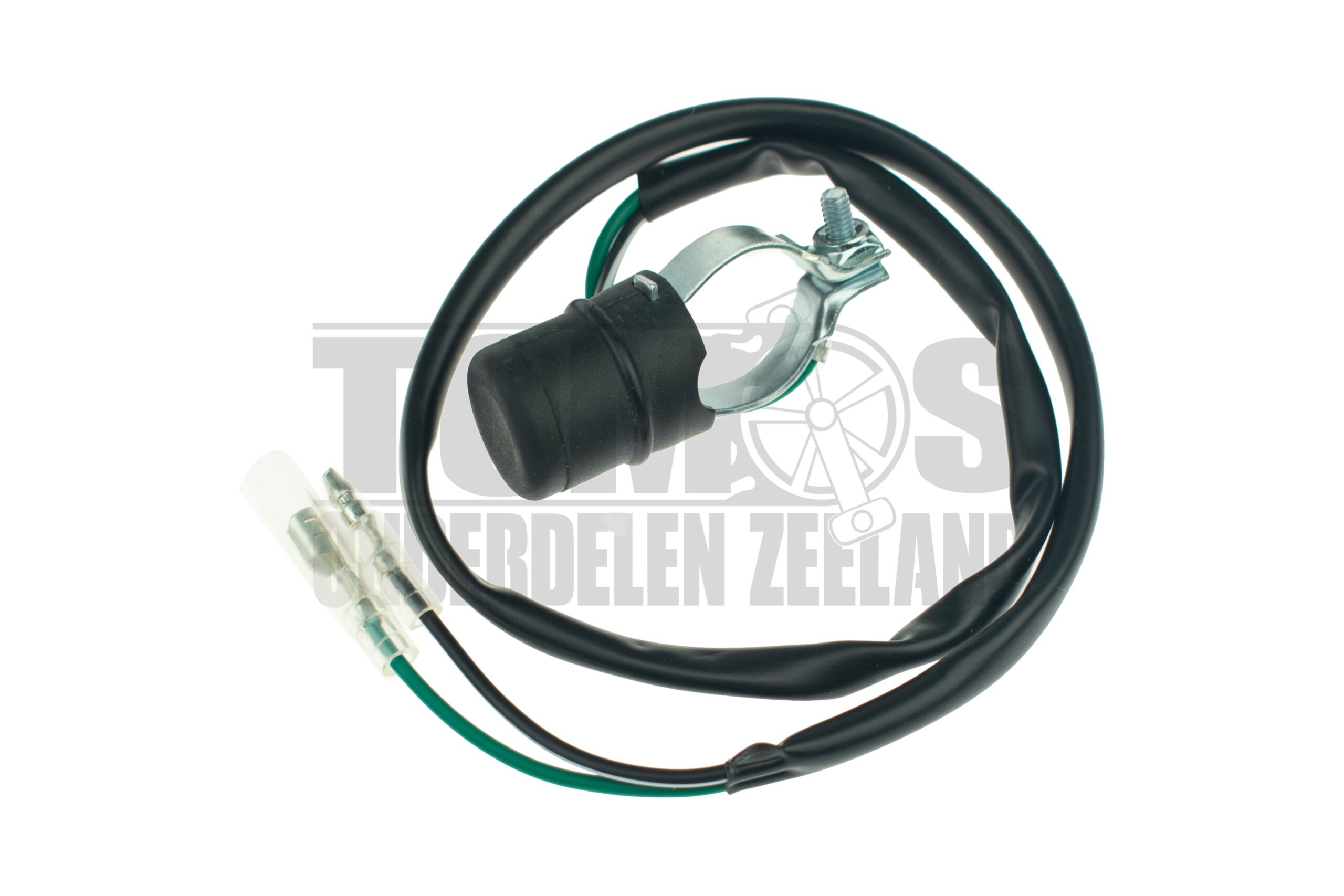 4482 Stuurschakelaar uit knop rubber universeel zwart