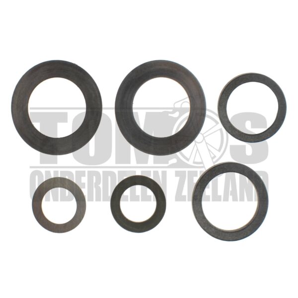 Tomos Opvulring shim compleet motorblok set 6-delig A3 / A35 / A52
