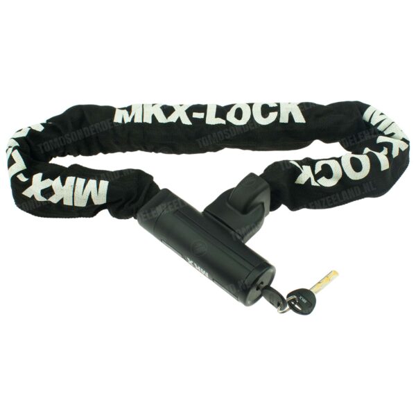 Kettingslot 90cm ART-4 vaste kop zwart MKX