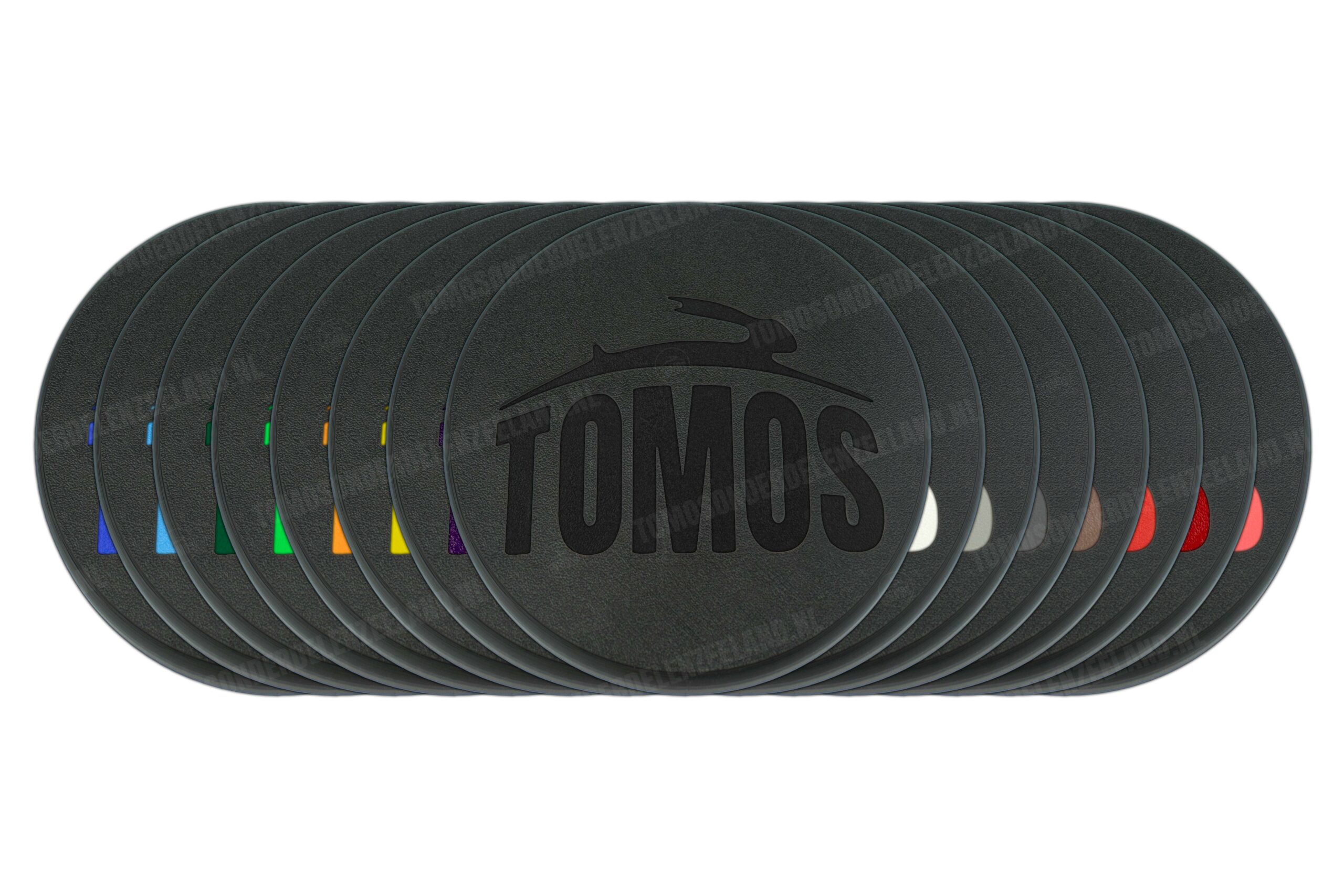 108 Tomos Afdekplaat met logo diverse kleuren kickstartdeksel / vliegwieldeksel A52 / A55