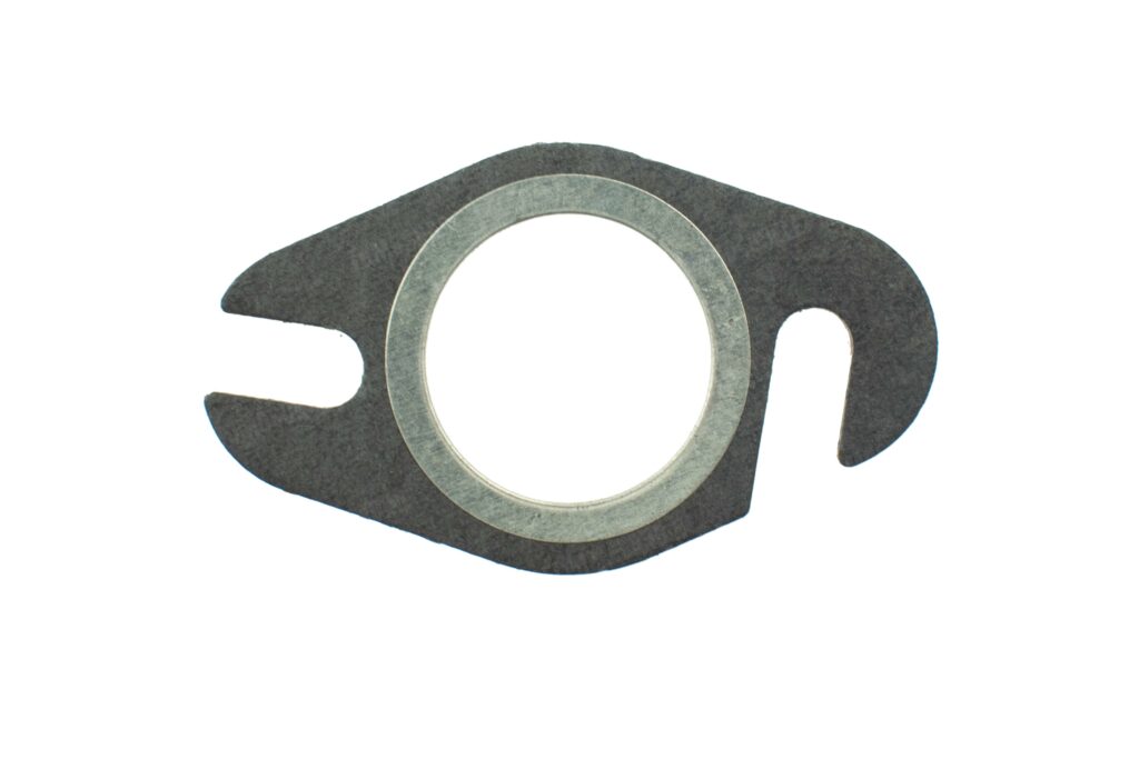 Scooter uitlaatpakking ovaal draaibaar met ring model gleuf 27mm DMP