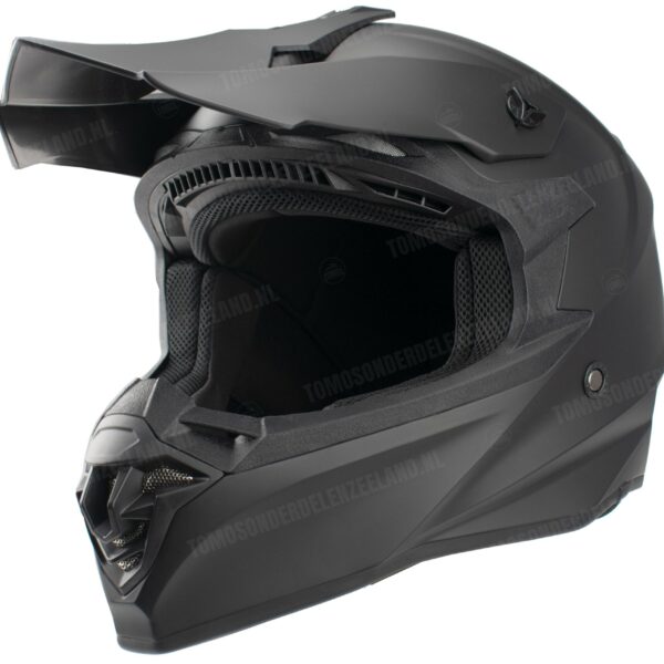 Helm Vito Crosshelm Tivoli mat zwart