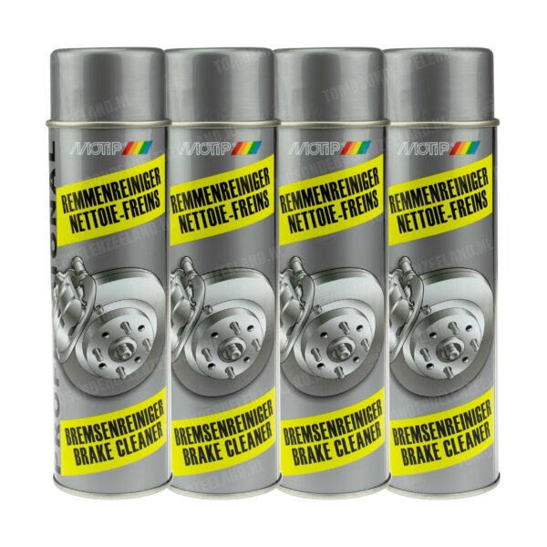 MoTip Remmenreiniger brake cleaner spray 500ml 4 stuks
