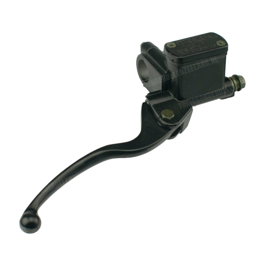 Remhendel met rempomp rechts zwart universeel Supertec