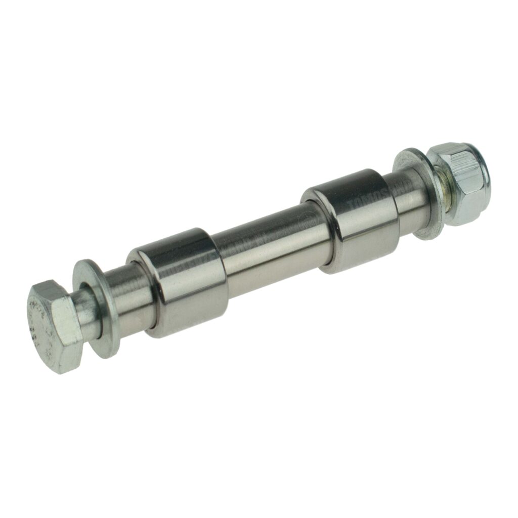 Tomos Achterbrug lagerset as compleet met RVS bussen M12x120mm A3 / A35 / diverse modellen HPP