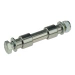 Tomos Achterbrug lagerset as compleet met RVS bussen M12x120mm A3 / A35 / diverse modellen HPP