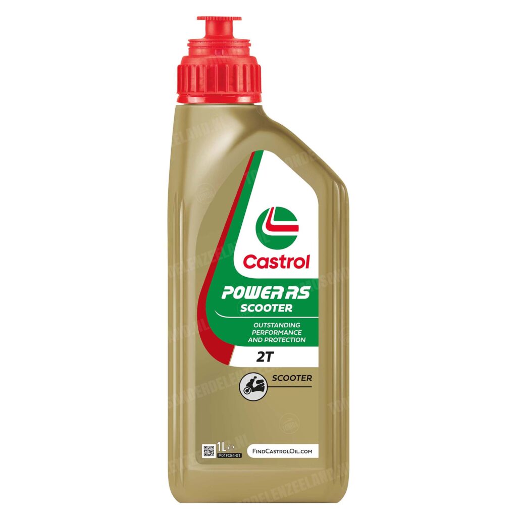 Castrol 2-takt olie Power 1 RS Scooter 1 liter (mengsmering)