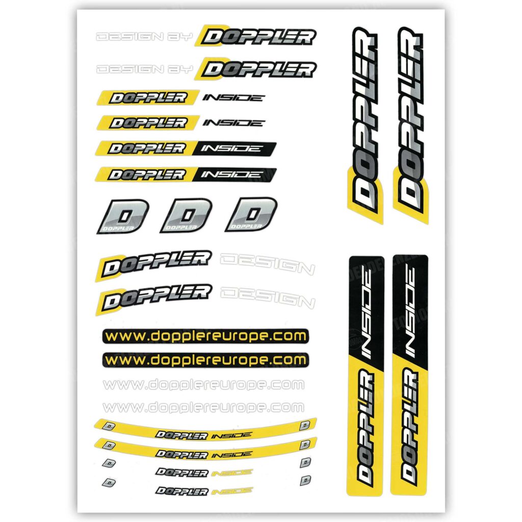 Stickerset Doppler 23-delig universeel 50x35cm