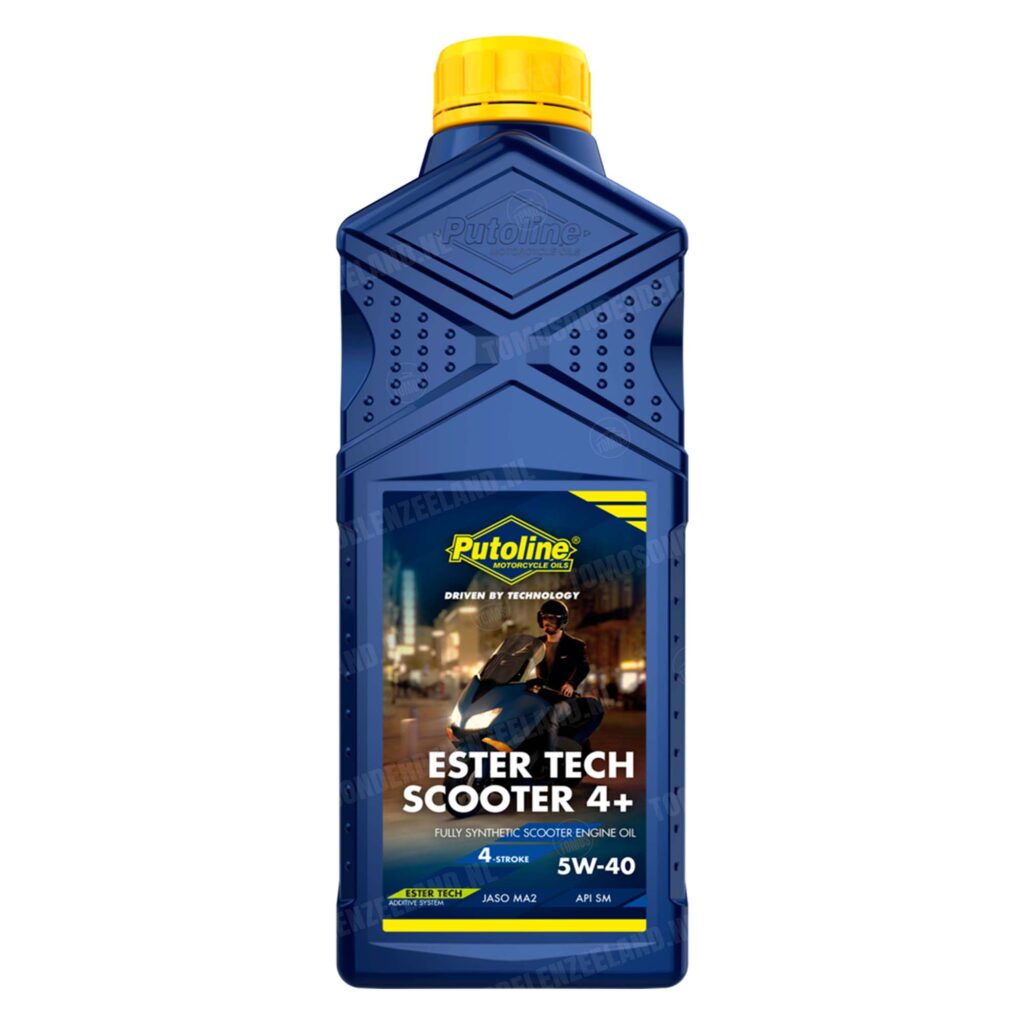 4-takt olie 5W40 Scooterolie ester tech 1 liter (vol synthetisch) Putoline