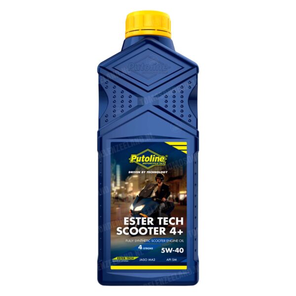 4-takt olie 5W40 Scooterolie ester tech 1 liter (vol synthetisch) Putoline