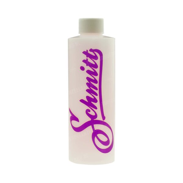 Maatbeker / mengbeker olie flesje Schmitt 250ml paars