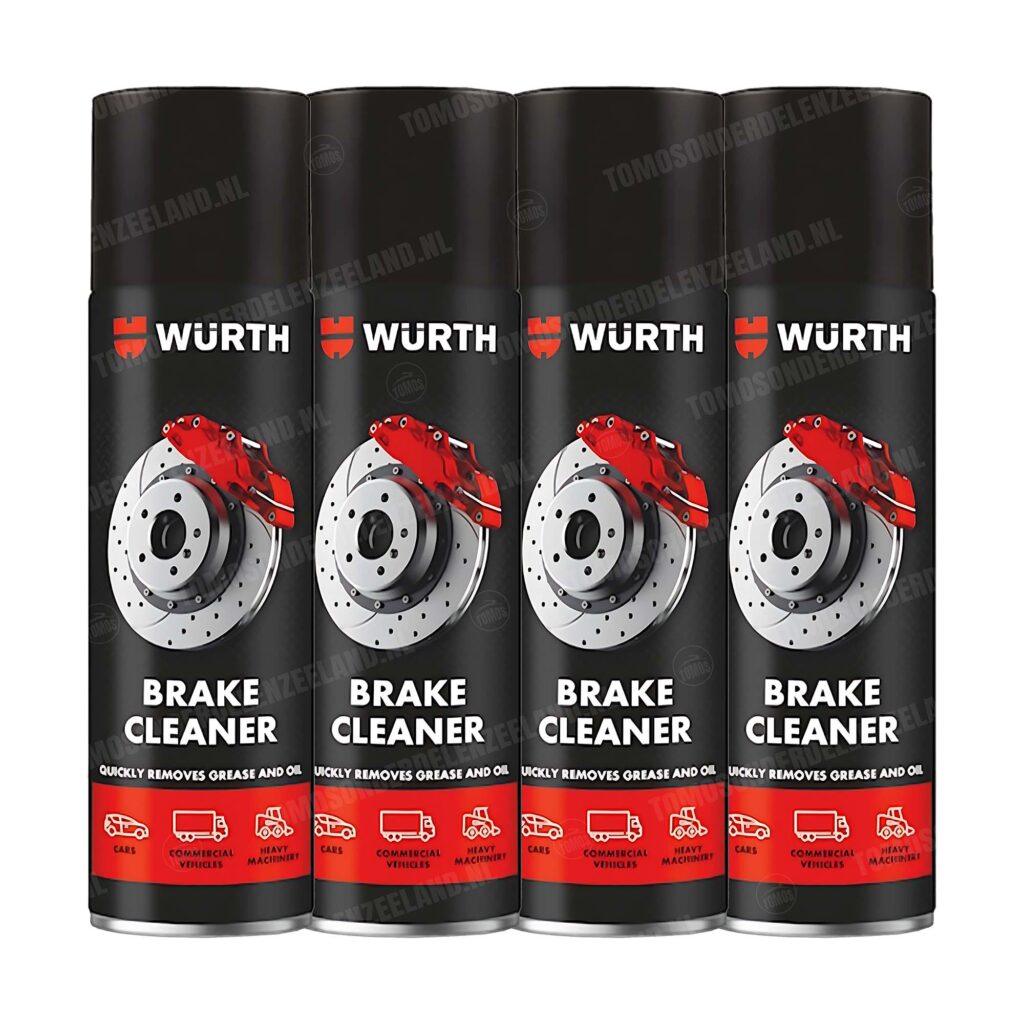 Würth Remmenreiniger brake cleaner spray 500ml 4 stuks