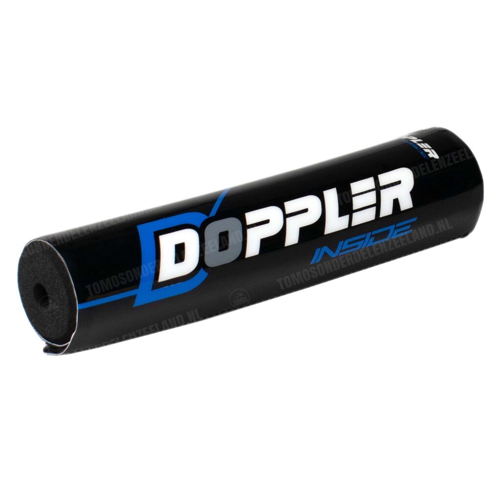 Doppler Stuurrol / Cross Bar Pad Borststang Stuurbeschermer 240mm zwart / blauw / wit