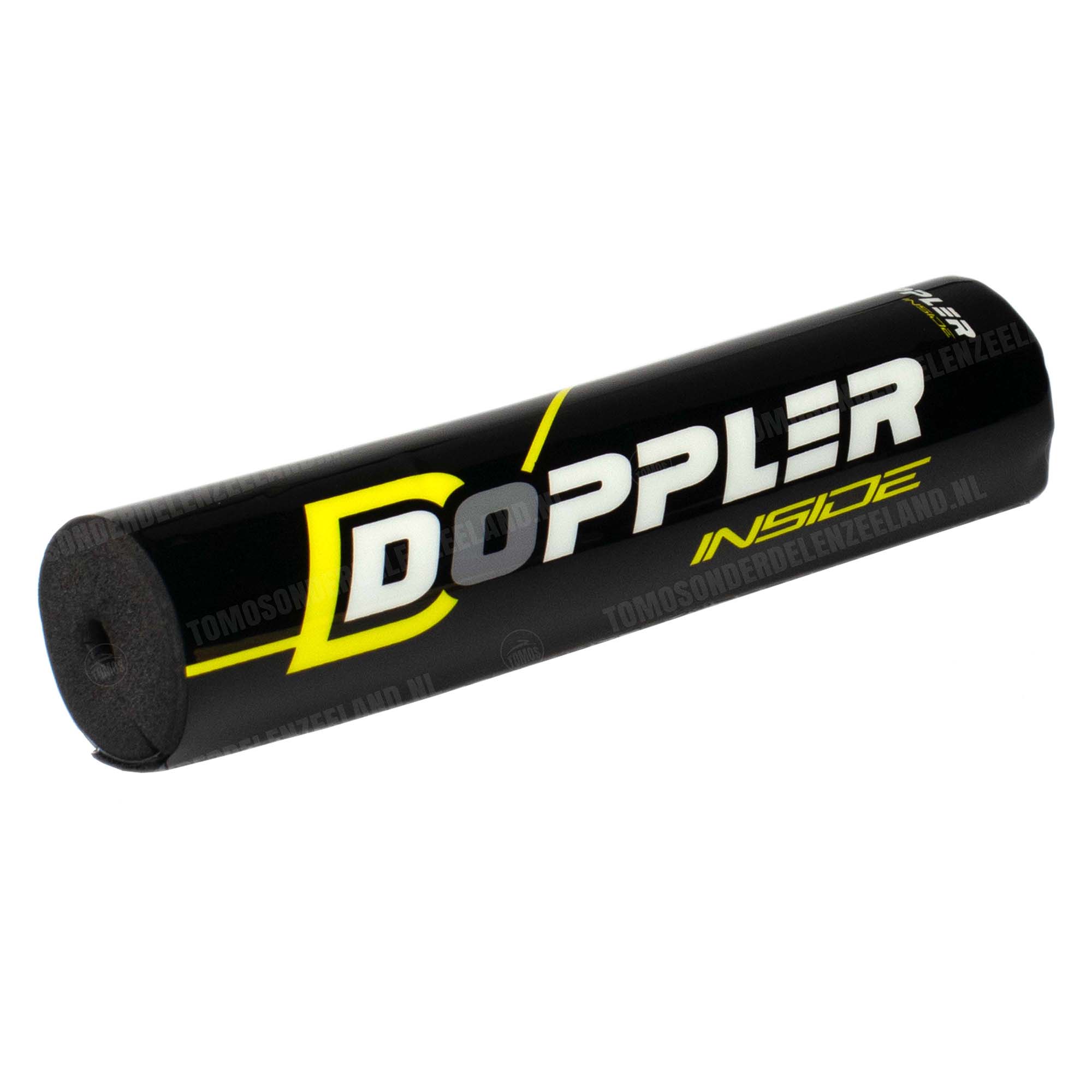 1554 Doppler Stuurrol / Cross Bar Pad Borststang Stuurbeschermer 240mm zwart / geel / wit