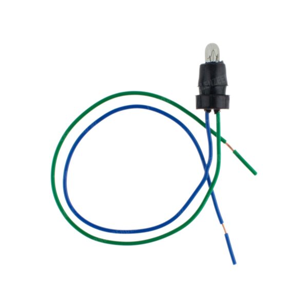 Kilometerteller / controlelamp fitting met lamp 12V 1.2W T10 lamp universeel