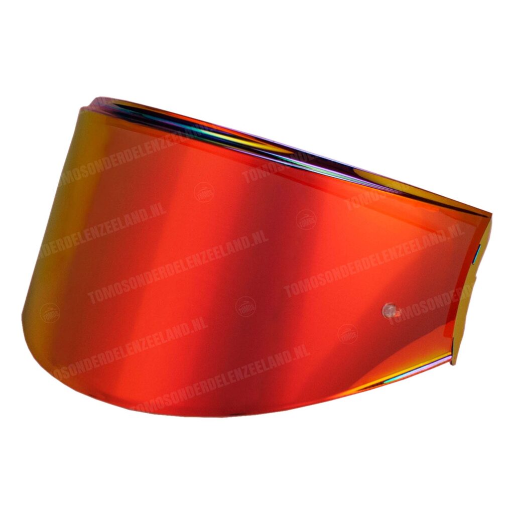 Helm Vito Systeemhelm Reverse Vizier mirror / spiegel red gold