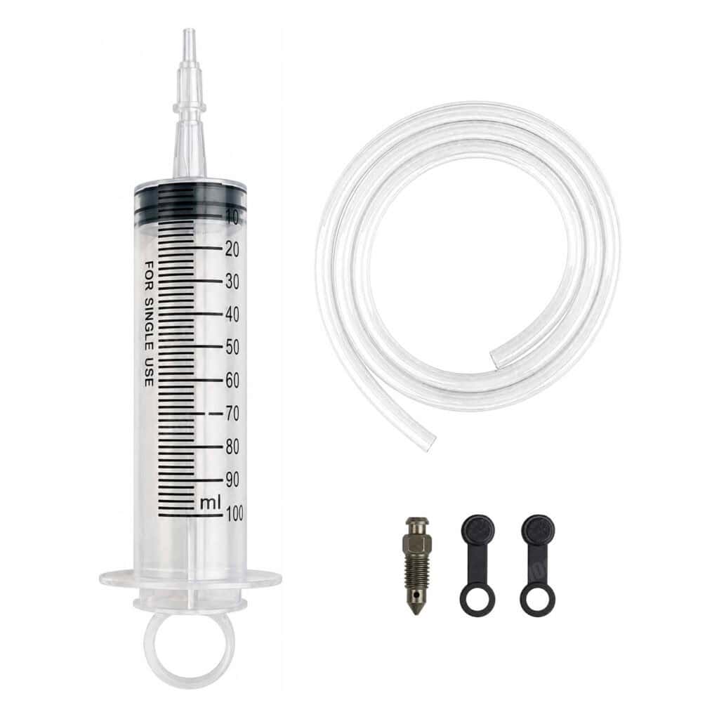 Remontluchter ontluchtingsspuit set 100ml universeel