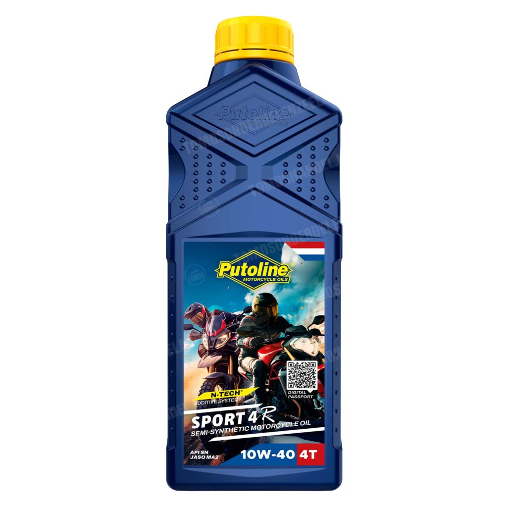 Putoline 4-takt olie Sport 4R10W40 (half synthetisch) 1 liter
