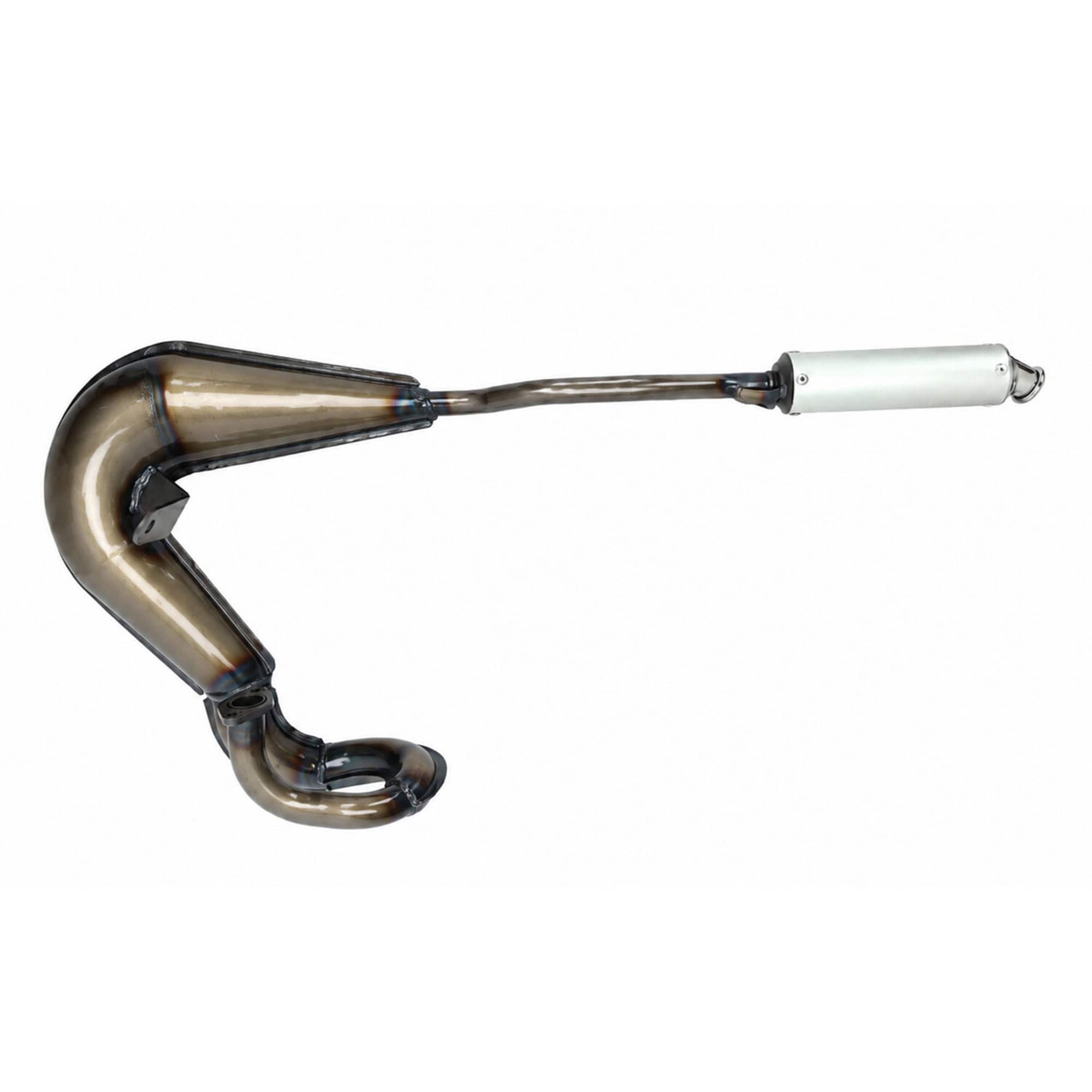 1689 Tomos Uitlaat 25mm Tecno off road EVO blank met aluminium demper A3 / A35 / A52