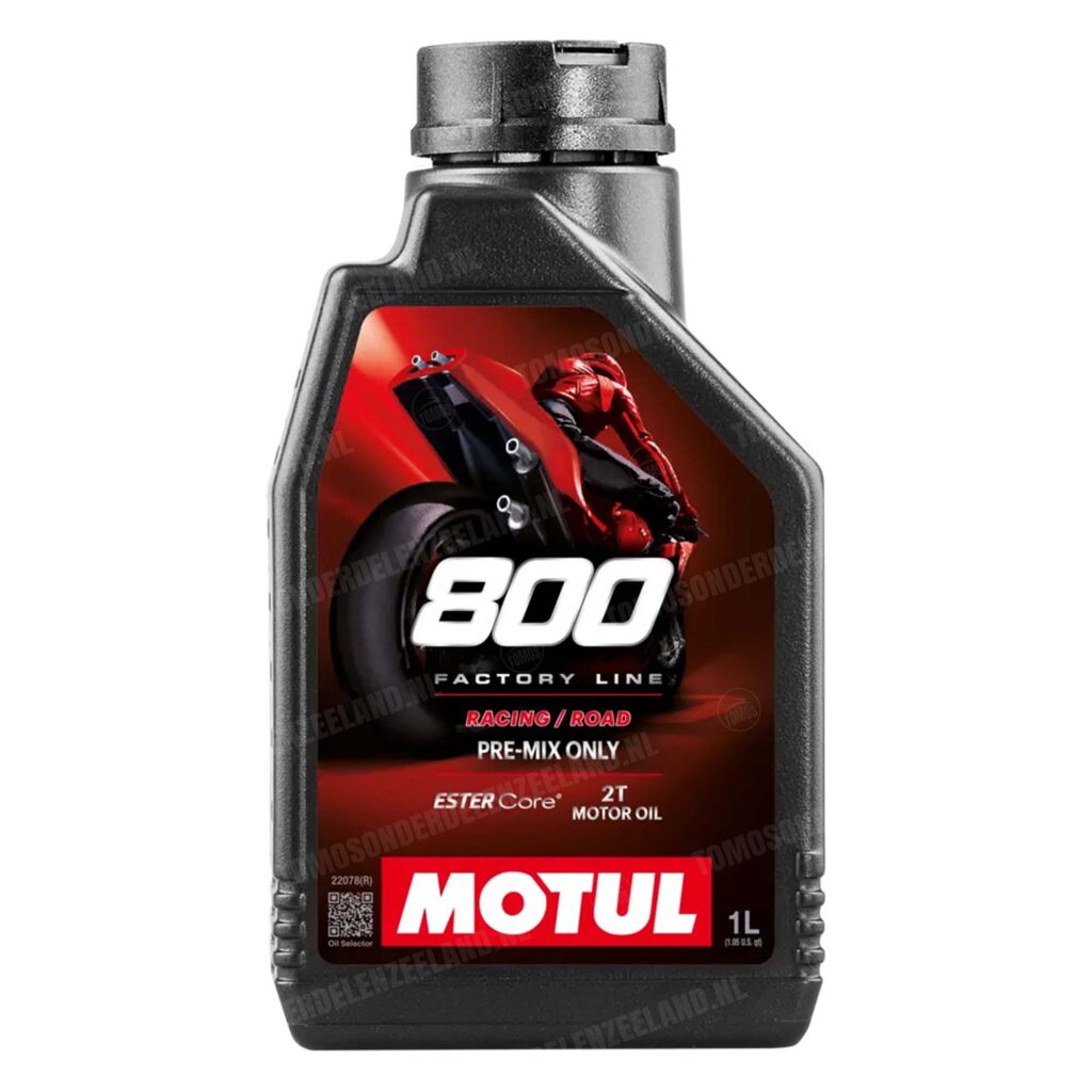 Motul 800 Factory Line Road Racing 2-takt (mengsmering) 1 liter