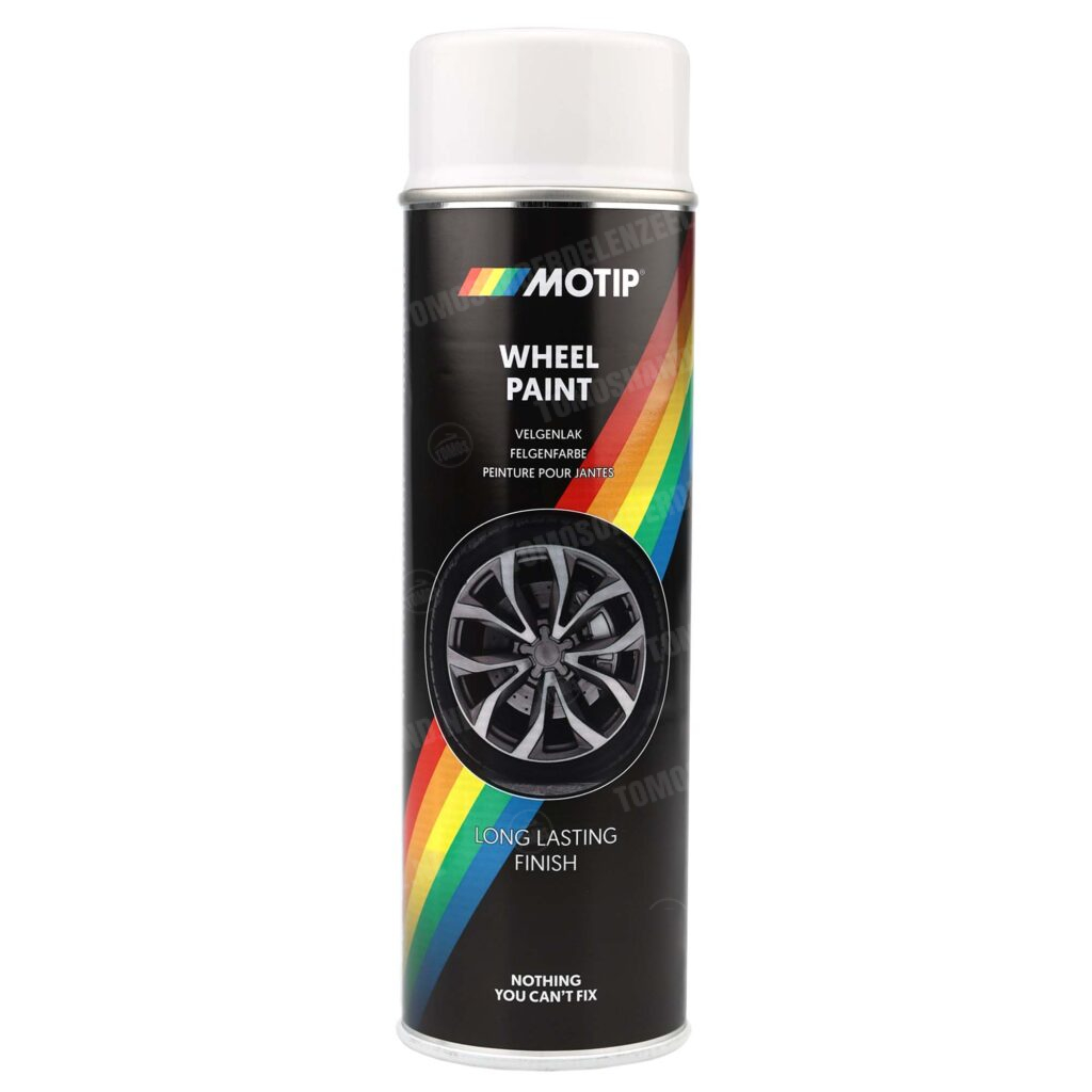 Motip Spuitlak velgenspray wit glans 500ml
