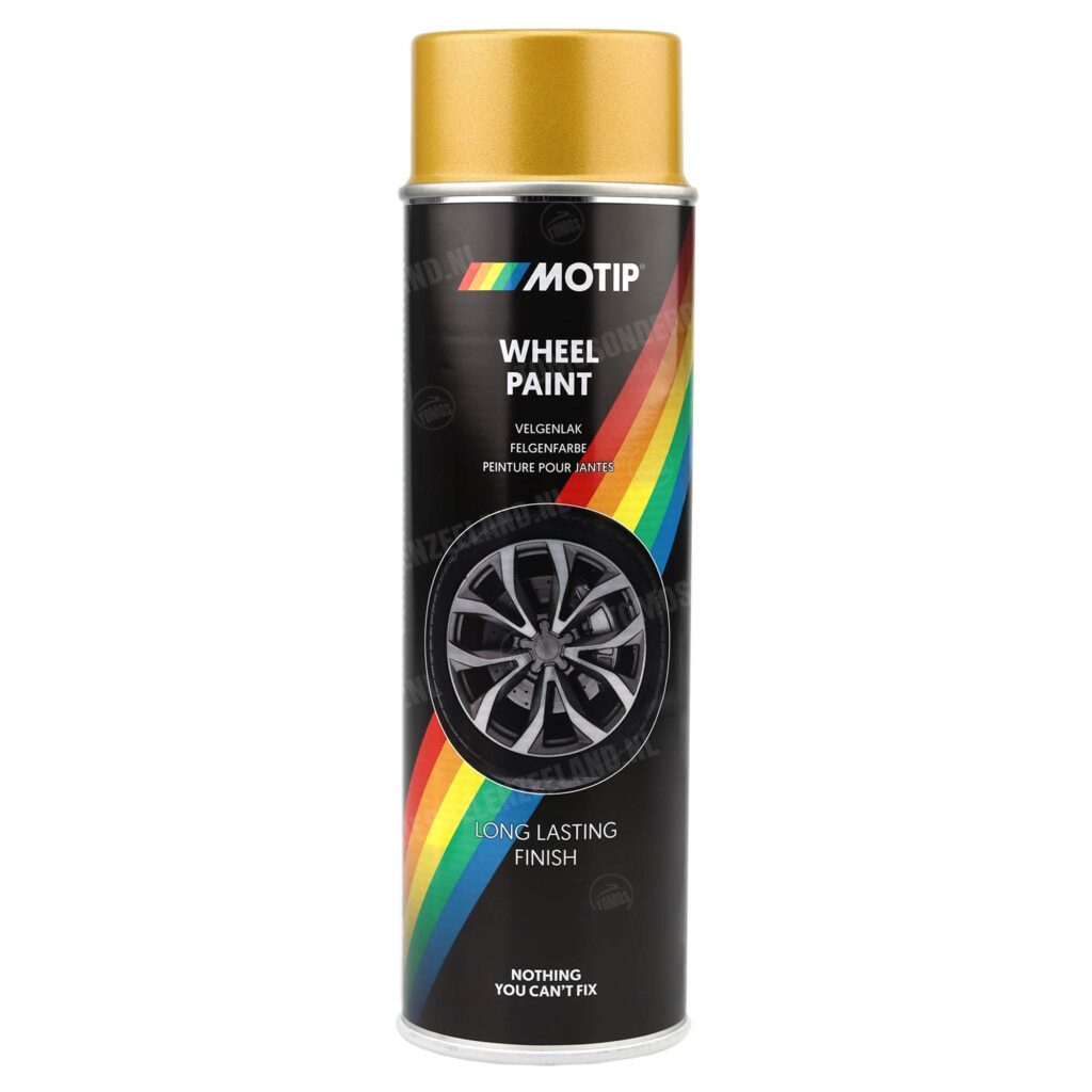 Motip Spuitlak velgenspray goud 500ml