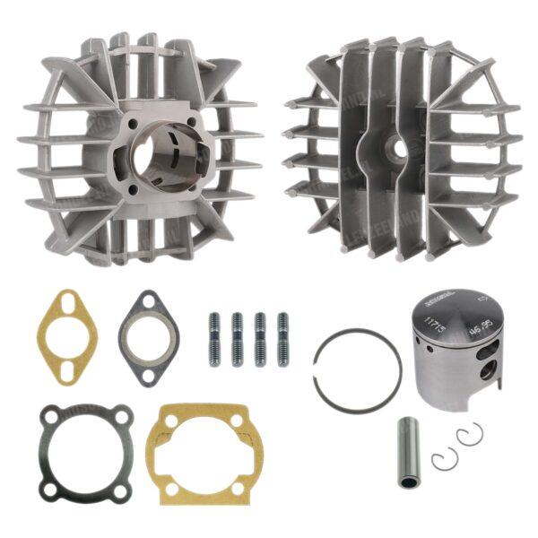 Puch Monza 74cc 47mm Airsal aluminium met cilinderkop
