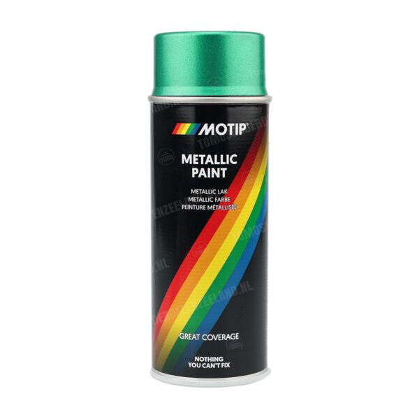 Motip Spuitlak metallic groen 400ml