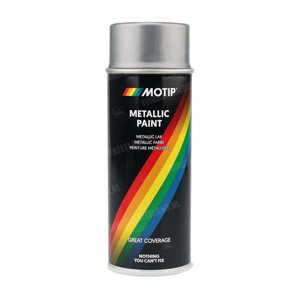 Motip Spuitlak metallic zilver 400ml