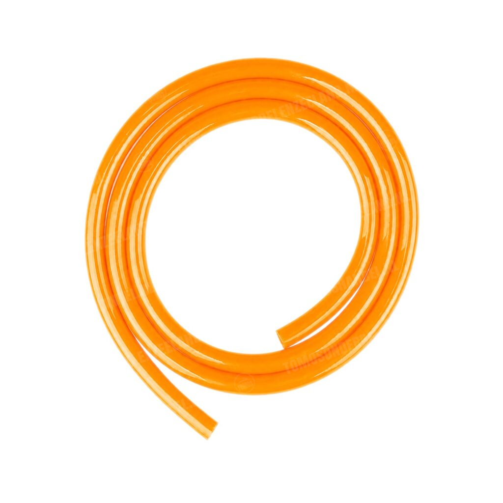 Benzineslang 5x8mm fluor oranje 1 meter universeel