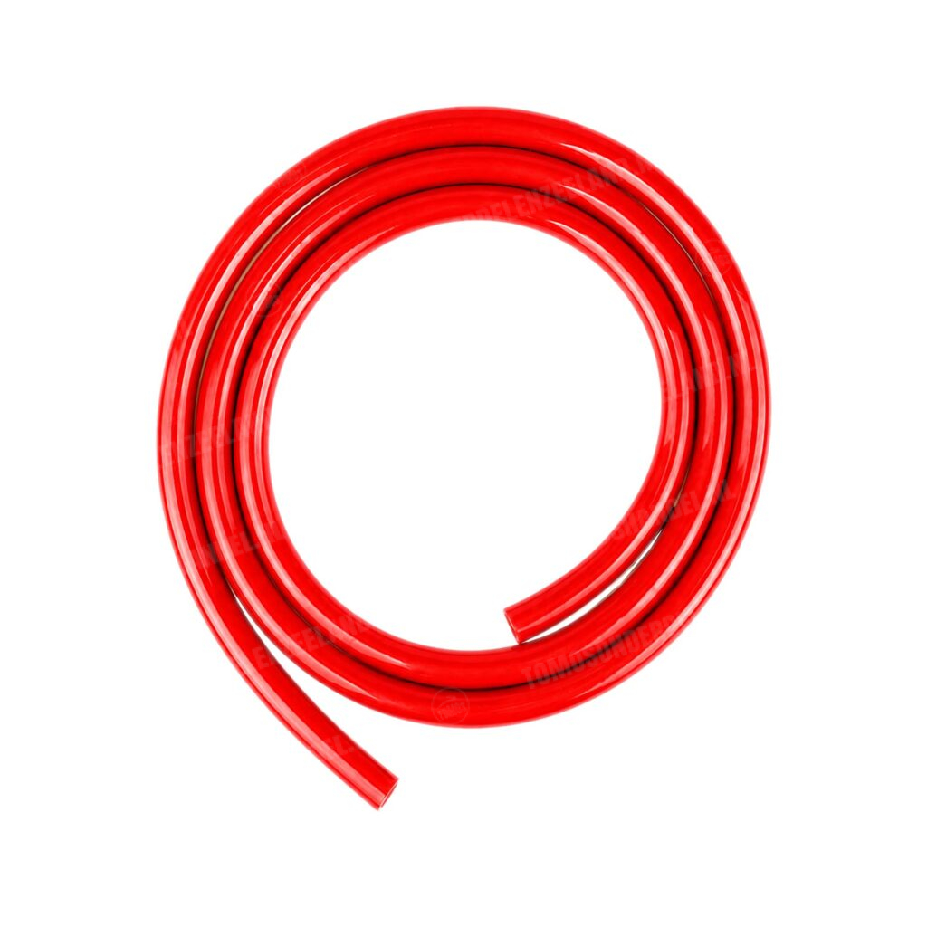 Benzineslang 5x8mm rood 1 meter universeel
